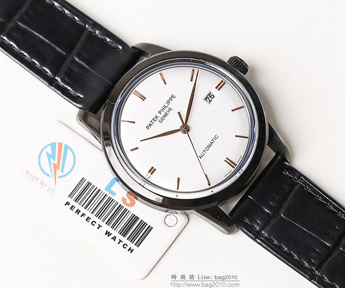 百達翡麗PATEK PHILPPE LS精品 2019春夏季新款 簡約時尚 9015全自動機芯 經典黑 超薄 高檔男士腕表  wssb5192